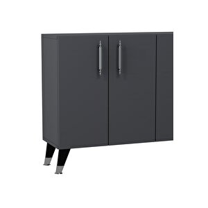 8190km-128ct Konsol,kahve Köşesi̇,ayakkabilik,ofi̇s Evrak Dolabi,mutfak Ki̇ler Dolabi,tv Üni̇tesi̇ ANTRASİT-GÜMÜŞ