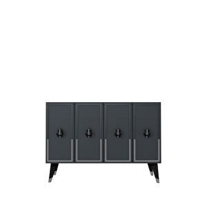 8188km-32ct Konsol,kahve Köşesi̇,ayakkabilik,ofi̇s Evrak Dolabi,mutfak Ki̇ler Dolabi,tv Üni̇tesi̇-ANTRASİT-GÜMÜŞ-SİYAH