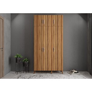 Trend Eko 3 Kapaklı Portmanto Ceviz 135cm 135 cm