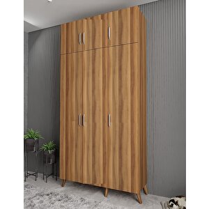 Trend Eko 3 Kapaklı Portmanto Ceviz 135cm 135 cm