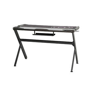 Ryze Extreme Karbon Fiber Rgb Oyuncu Masası - Siyah 120x60x76 Cm