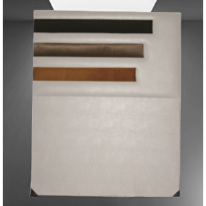 Başlık Alc Paris Suni Deri Modern Kapitone Beyaz Kahverengi150cm El Yapım