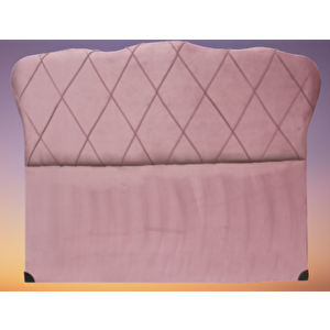 Başlık Alc Gondol Model150 Cm Kapitone Baby Face Pembe Renk Kumaş Döşem El Yapım