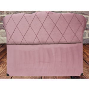 Başlık Alc Gondol Model150 Cm Kapitone Baby Face Pembe Renk Kumaş Döşem El Yapım