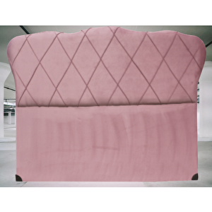 Başlık Alc Gondol Model150 Cm Kapitone Baby Face Pembe Renk Kumaş Döşem El Yapım