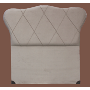 Başlık Alc Gondol Model 90 Cm Kapitone Baby Face Krem Renk Kumaş Döşeme El Yapım