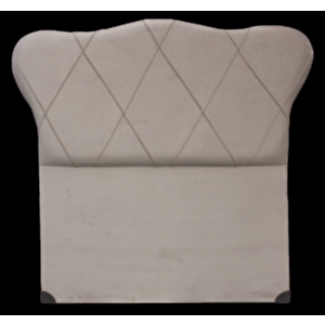 Başlık Alc Gondol Model 90 Cm Kapitone Baby Face Krem Renk Kumaş Döşeme El Yapım