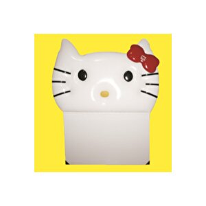 Başlık Alc Hello Ki̇tty Model 120 Cm Deri Kumaş Kedi Görünümlü El Yapımı