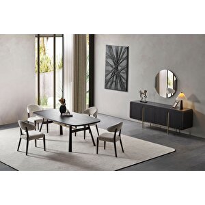 Vion Dark Yemek Odası Takımı