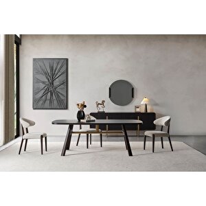 Vion Dark Yemek Odası Takımı