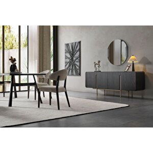 Vion Dark Yemek Odası Takımı