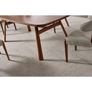 Vion Wallnut Masa Takımı