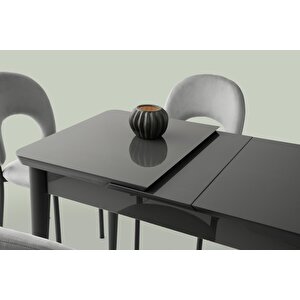 Tekno Hilal Mdf Açılır Mutfak Masa Sandalye Takımı 60x100