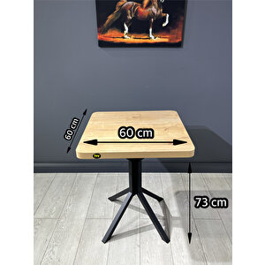 Mercan Safir 2 Kişilik Kare Mutfak Yemek Masası Takımı 2+1 Keten Gri 60 Cm