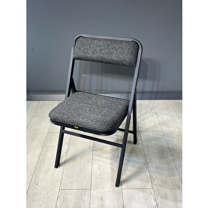 Mercan Safir 2 Kişilik Kare Mutfak Yemek Masası Takımı 2+1 Keten Gri 60 Cm