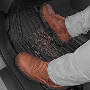 Michelin Mc34594 Tüm Araçlara Uyumlu 2 Parça Üniversal 3d Havuzlu Oto Paspas