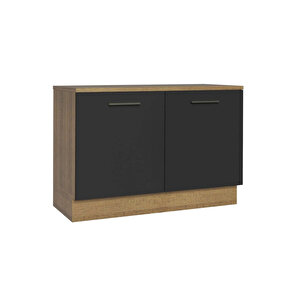 İndu Mutfak Alt Modül 120 Cm-çok Amaçlı Dolap- Tezgah Dahil