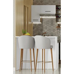 Victor Mutfak Adası Alt Modül 120 Cm- Tezgah Dahil-çok Amaçlı Dolap-alt Modül-2 Kapaklı 3 Çekmeceli