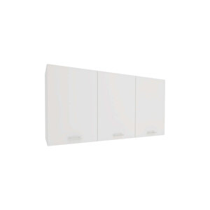 Sevcan Mutfak Üst Modül 120 Cm Beyaz