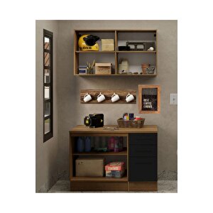 Milot Çok Amaçlı Dolap-mikrodalga-erzak-airfryer-mutfak-kiler Dolabı-kahve Köşesi-beyaz-120 Cm