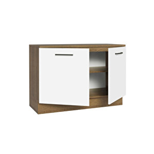 İndu Mutfak Alt Modül 120 Cm-çok Amaçlı Dolap- Tezgah Dahil