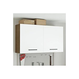 Fin Mutfak Üst Modül 120 Cm Beyaz-çok Amaçlı Dolap