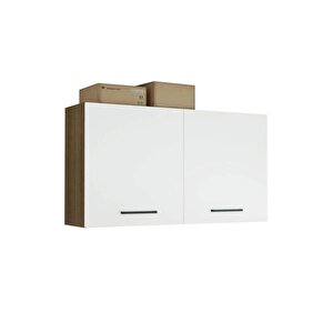 Fin Mutfak Üst Modül 120 Cm Beyaz-çok Amaçlı Dolap