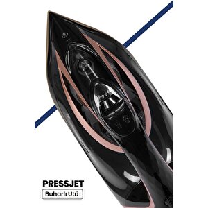 Pressjet 2400 Watt Seramik Tabanlı 170 Gr Etkili Şok Buharlı Ütü