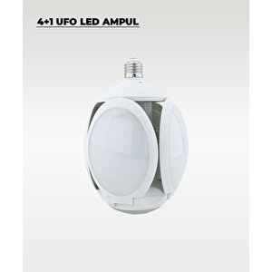 60w Ufo 4+1 Kanatlı Ampul 6500k Beyaz Işık