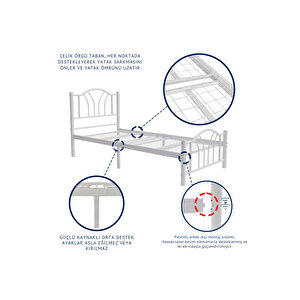 Bella Çift Kişilik Ferforje Karyola