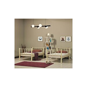 Yurt Genç Çocuk Odası Metal Ranza Ve Karyola 90x190