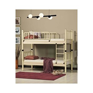Yurt Genç Çocuk Odası Metal Ranza Ve Karyola 90x190
