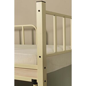Yurt Genç Çocuk Odası Metal Ranza Ve Karyola 90x190