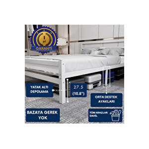Buhara Çift Kişilik Ferforje Metal Karyola 140x200