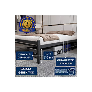 Felix Çift Kişilik Ferforje Metal Karyola 140x200