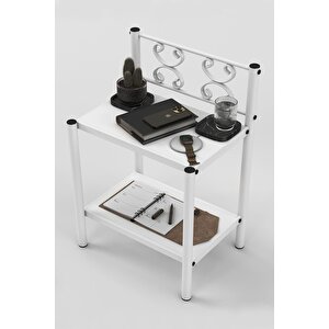 Stella Retro Ferforje Metal Komodin 128