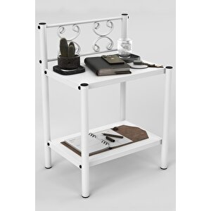 Stella Retro Ferforje Metal Komodin 128
