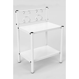 Stella Retro Ferforje Metal Komodin