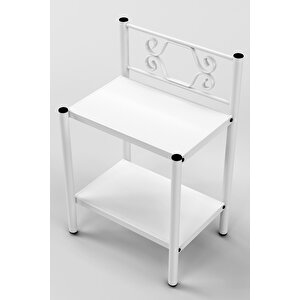 Leda Retro Ferforje Metal Komodin