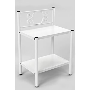 Leda Retro Ferforje Metal Komodin