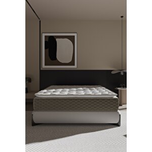 Mocha Çift Kişilik Pedli Paket Yaylı Yatak 30 Cm