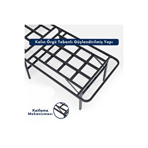 Smart Base Tek Kişilik Katlanır Metal Karyola