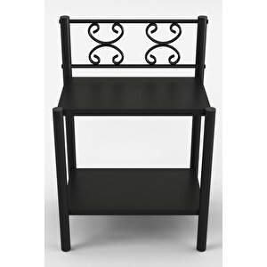 Stella Retro Ferforje Metal Komodin