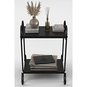 Truva Retro Ferforje Metal Komodin 128