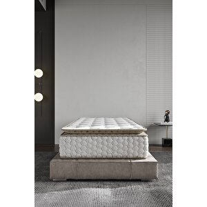 Cortado Tek Kişilik Pedli Paket Yaylı Yatak 30 Cm 152