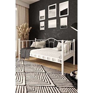 Kamelya Sedir Metal Karyola 100x200 cm