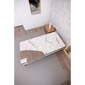 Aqualis Tek Kişilik Pedli Paket Yaylı Yatak 30 Cm 31-32