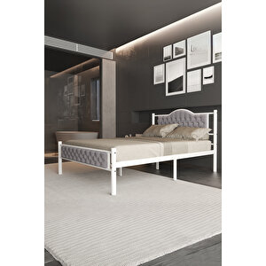 Milan Çift Kişilik Ferforje Metal Karyola 140x200