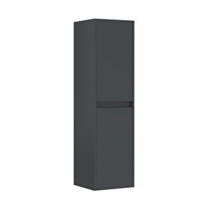 Side 40 Cm Banyo Boy Dolabı Antrasit