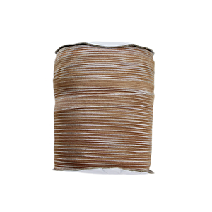 Organze Kurdele 1 Cm Kenarı Şeritli  (457 Metre)  Pudra